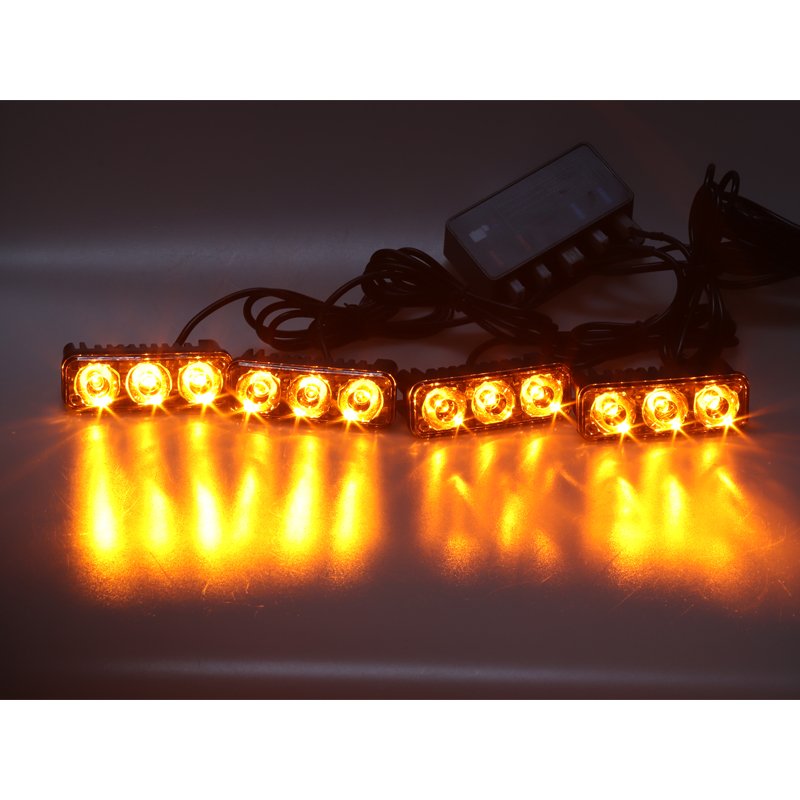 PREDATOR LED vnější, 12x LED 1W, 12V, oranžový (kf325)