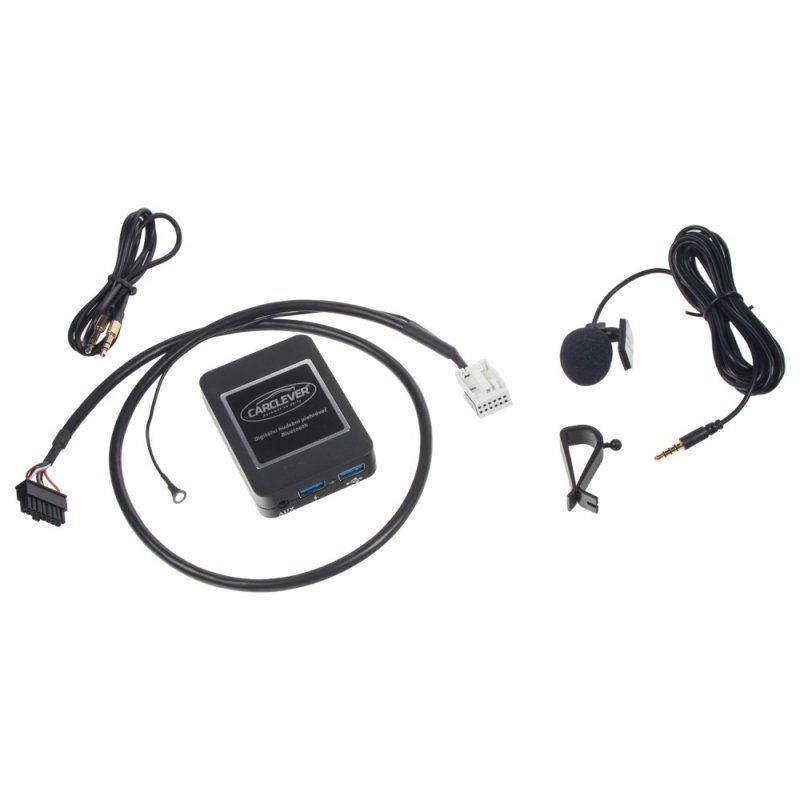 CARCLEVER Hudební přehrávač USB/AUX/Bluetooth VW (12pin) (555VW009)