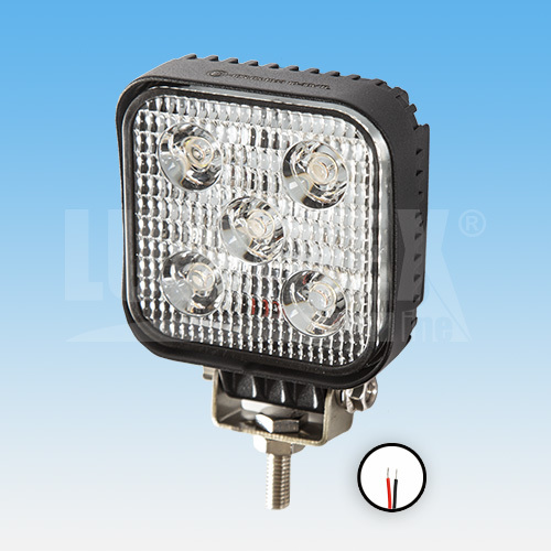 LED pracovní světlo 5x3W, 83x83x38mm, 9-33V, 800 lm