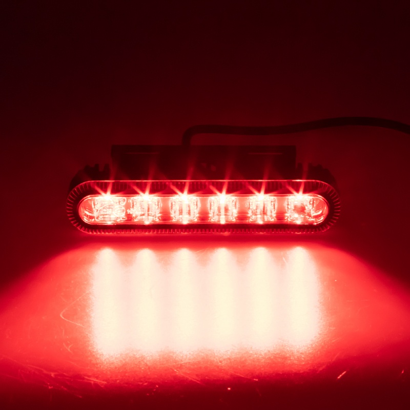 PROFI výstražné LED světlo vnější, červené, 12-24V (911-622red)