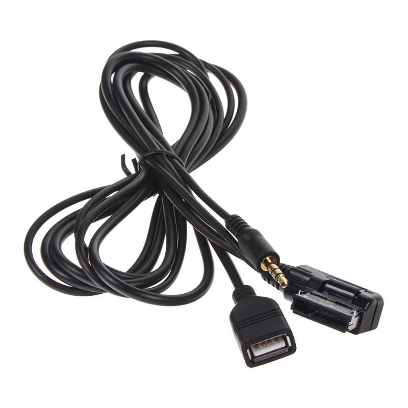 Adaptér USB+3,5mm Jack/MDI pro Audi, VW, Škoda (aivwaudi06)