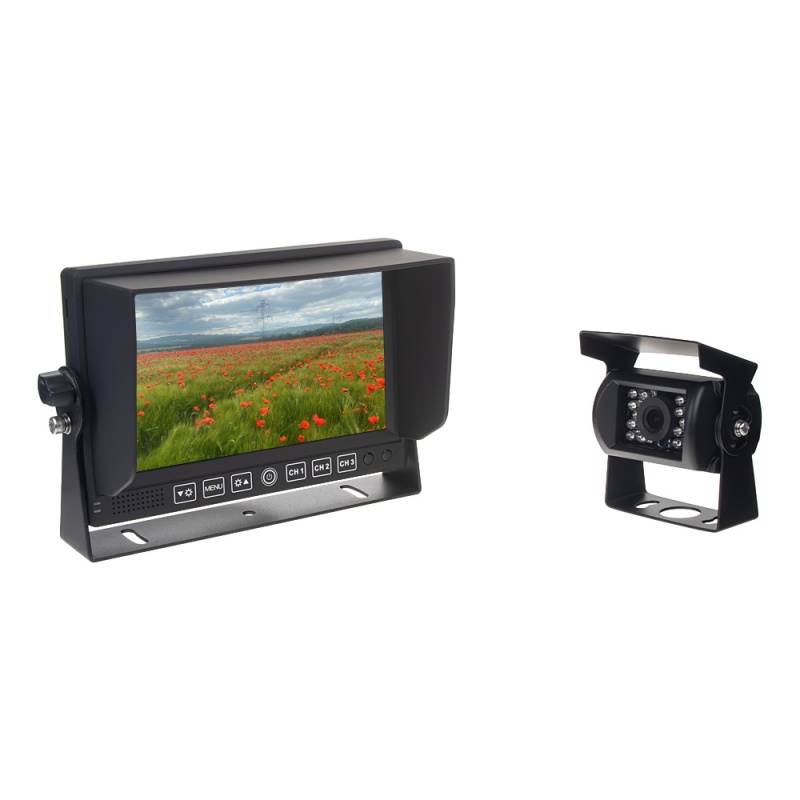 AHD kamerov set s monitorem 7, 3x 4PIN + kamera + 15m kabel (sv708AHDset)