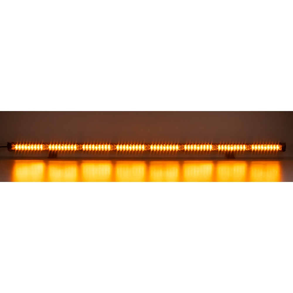 LED alej vododoln (IP67) 12-24V, 72x LED 1W, oranov 1204mm, d.o., ECE R65 (kf77-1204C)