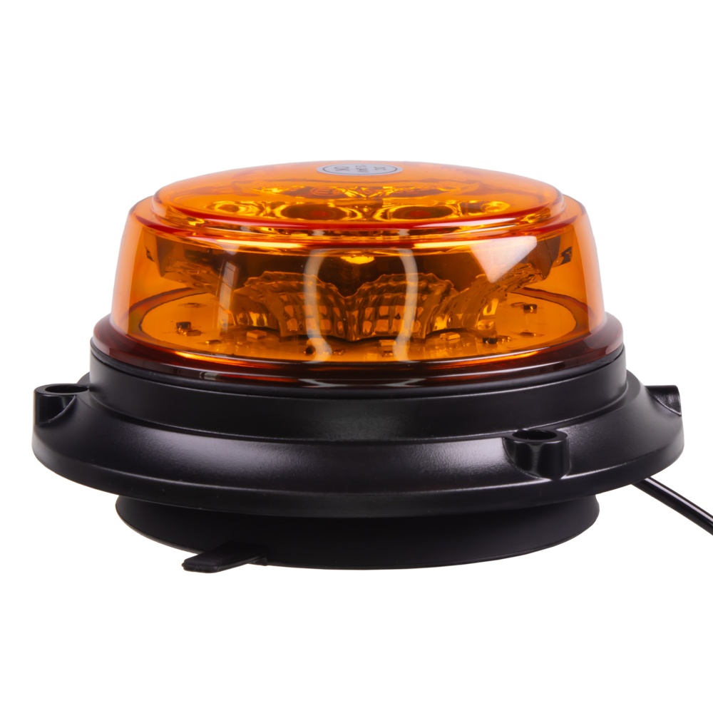 LED maják, 12-24V, 12x1W oranžový, magnet, ECE R65 (wl180m2)