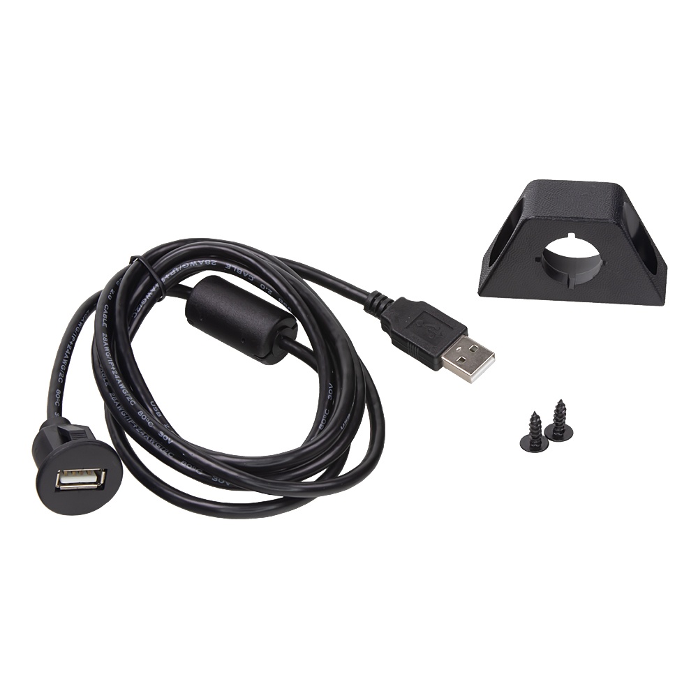 Prodlužovací kabel USB s panelem na palubní desku 1,8m (pc7-226b)