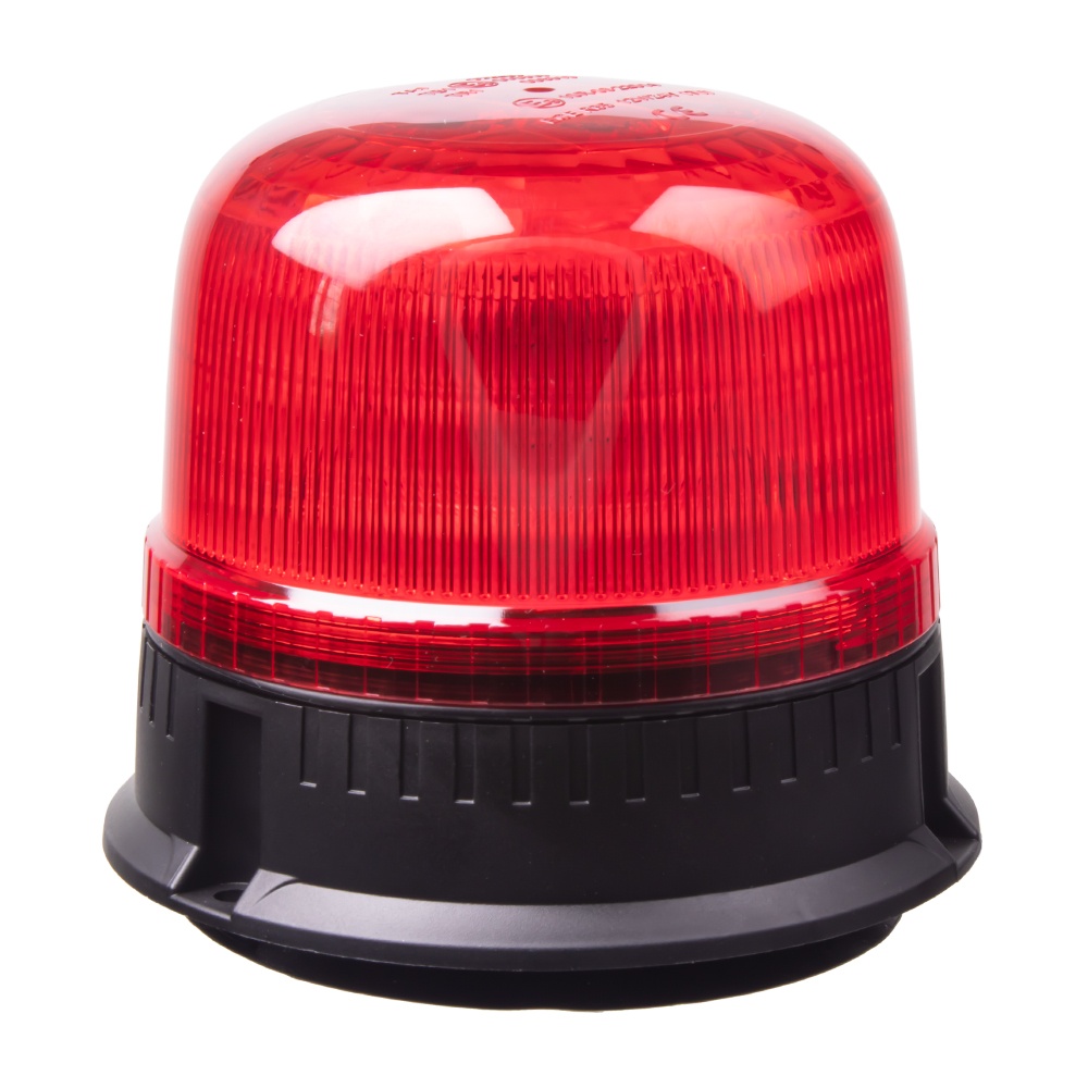 LED maják, 12-24V, 24xLED červený, magnet, ECE R65 (wl825red)