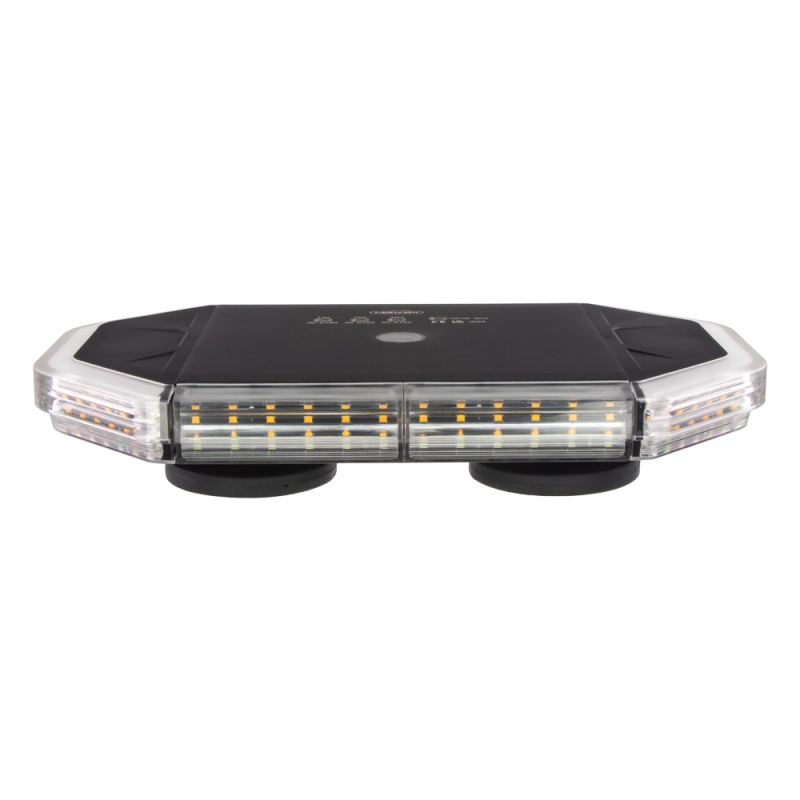 CARCLEVER LED rampa 280mm, oranžovo bílá, magnet 10-30V, ECE R65 (sre9-280AWM)