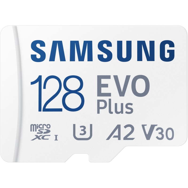 Paměťová karta MicroSDXC 128GB 160M + adaptér, SAMSUNG EVO Plus (8128gCL10S)