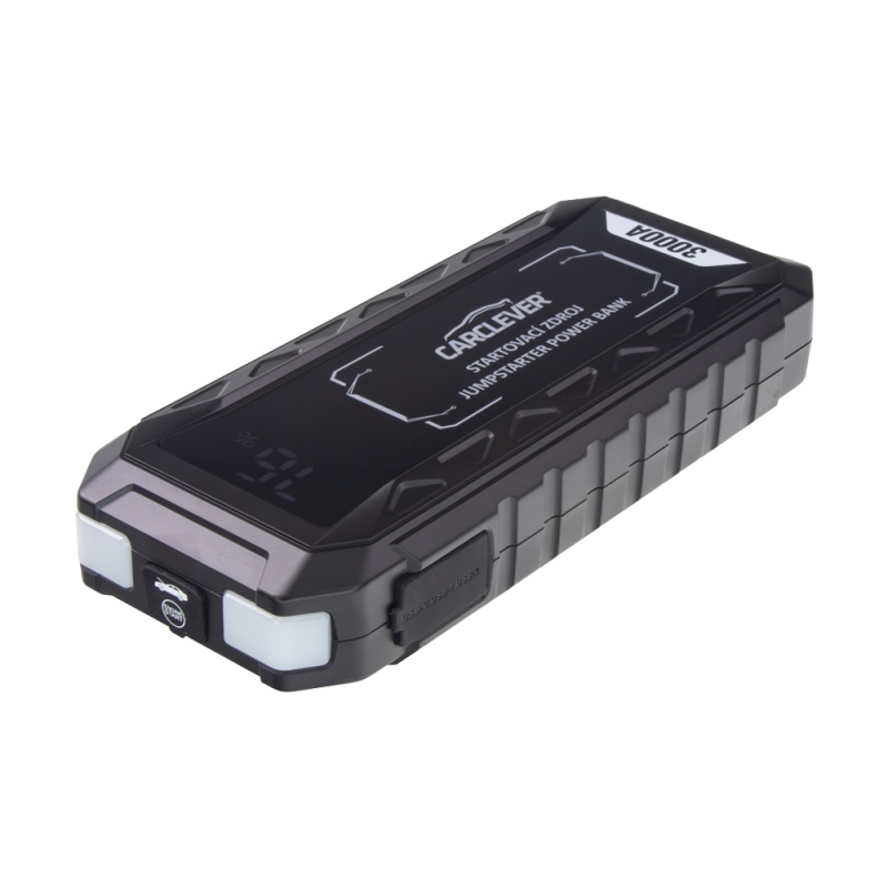 CARCLEVER PROFI Startovací zdroj (JumpStarter) 20.000mAh/74Wh/1500A, 12V (35814)