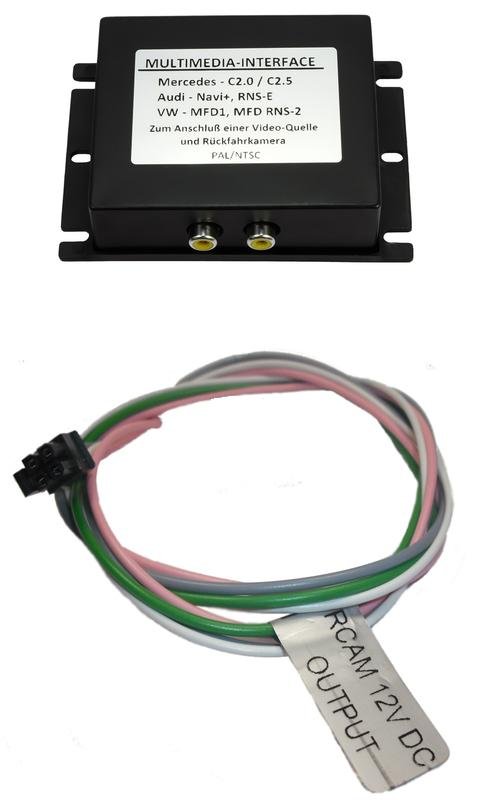 Adaptér A/V vstup pro OEM navigaci Škoda, VW RNS-510 (MFD3) bez OEM TV tuneru (mi092/rns510)