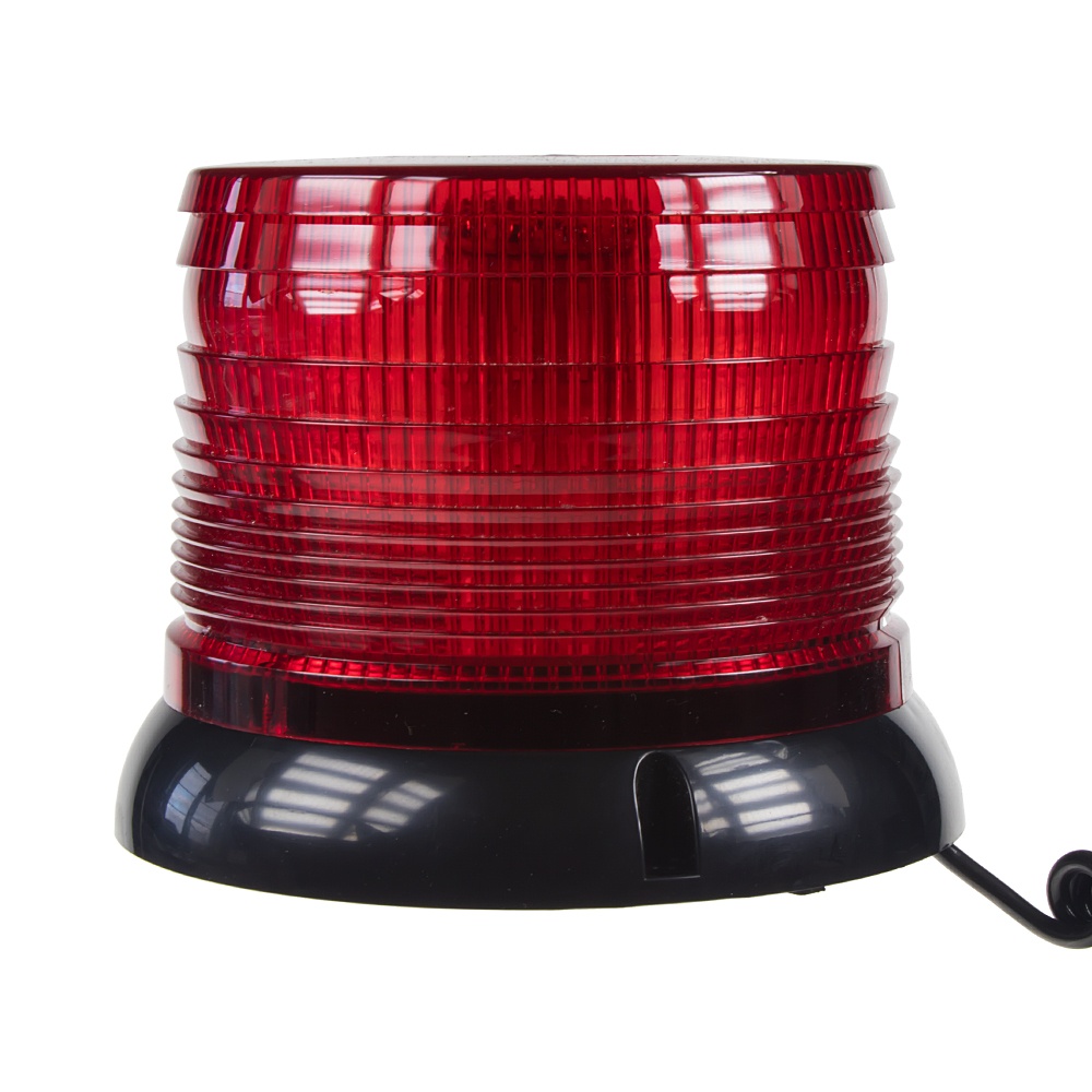 LED maják, 12-24V, červený magnet ECE R10 (wl61red)